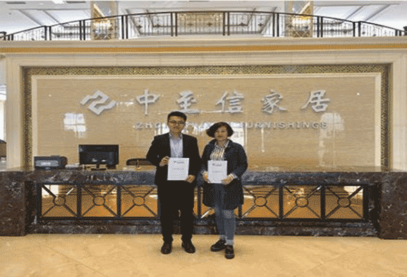 山东济南王总成功加盟中至信橱柜+全屋定制